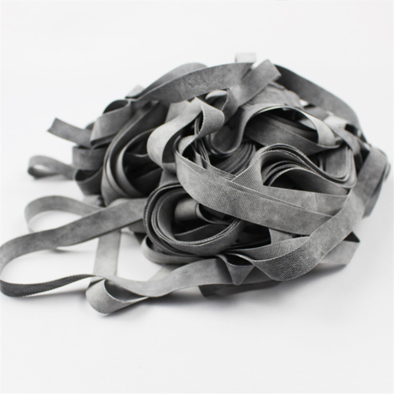 Maska surovina gumička black přírodní gumový elastický pás reliéfní gumový pás